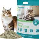 Gardner Pet Natural Tofu Cat Litter, Cat Litter with Green Tea Extract  Dust-Free, Fast Clumping, Flushable, and Odor Control for Multi-Cat Homes, 6lbs
