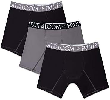 Fruit of the Loom mens Performance Cooling Boxer Briefs, Size: M