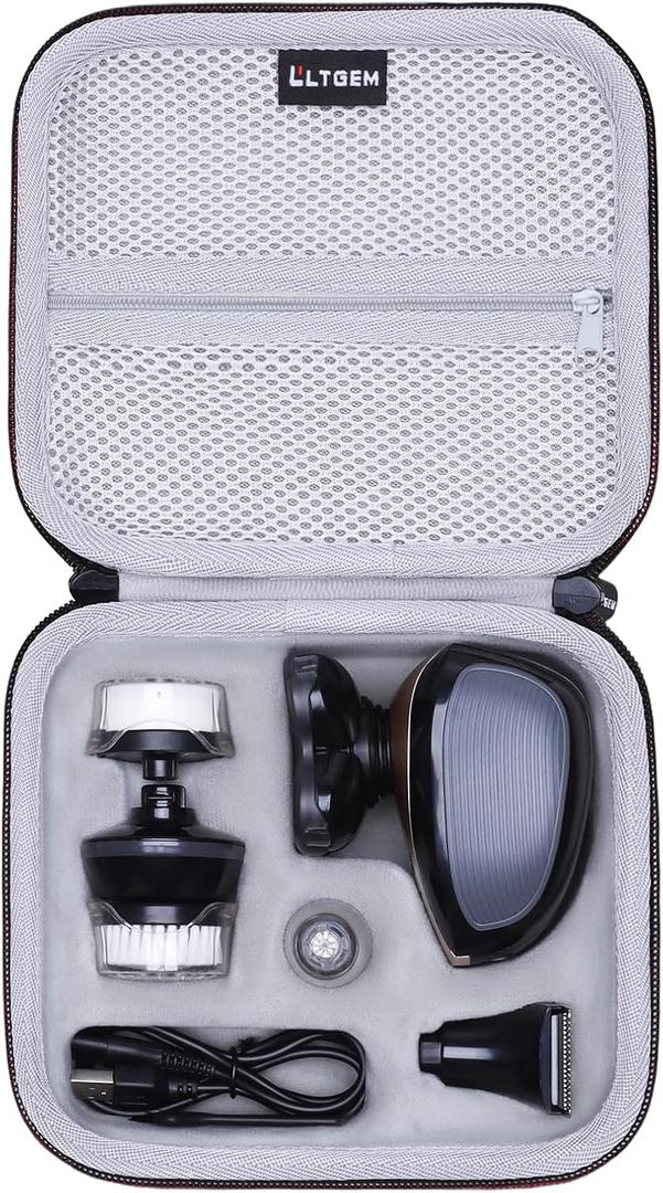 LTGEM EVA Hard Case Compatible with FlexSeries Electric Head Hair Shaver - Travel Protective Carrying Storage Bag (Only Case Sale)