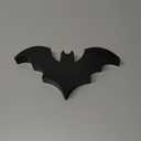 Beeveer 10 Inch Christmas Bat Tree Topper Gothic Christmas Tree Topper Ornaments Wooden Spooky Xmas Party Decor for Xmas Party Home Decor Gifts