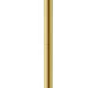 Freestanding Toilet Paper Holder Stand, 4.57 LB Weighted Base Toilet Paper Stand with Pivoting Arm, 304 Stainless Steel Floor Toilet Roll Holder No Drilling, 25.6 Inch, Gold