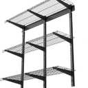 VEVOR 3-Tier Heavy Duty Wall Garage Shelving, 0.9 x 3 ft Steel Wall Mounted Shelving Unit, 11 x 36 Inch Per Shelf Floating Storage Metal Rack for Garage with 450 lbs Total Weight Capacity, Black
