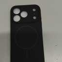 Miracase Magnetic for iPhone 17 Pro Case, Compatible with MagSafe, Integrated Silicone Camera Control Cover, 3.0mm Thicken Shockproof Drop Protection Phone Case for 17 Pro,Black