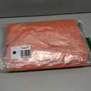 SLKQG Thanksgiving Linen Placemats Set of 8 - Heat Resistant & Machine Washable Table Mats for Holiday Dining, Double-Layered Fabric for Family Gatherings - Indoor Outdoor Use (8, Orange)