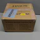 17 Pcs Pots and Pans Set Non Stick, Cookware Sets with Detachable Handle, Nonstick RV Kitchen Cooking Tools Removable Handles, Oven Safe, Induction Fast, Stackable Induction Cookware, Black