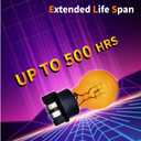 2 Pack PWY24W 24W Amber Yellow Fog Light Bulbs,Upgraded 12V Halogen for Front Turn Signal,DRL and Parking Lights CANBus Compatible