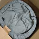 Heavy Duty Travel Trailer RV Cover 16-18ft, 8 Layers Breathable Waterproof Rip-Stop Camper Cover with Adhesive Repair Patches, Gutter, Tire & Additional Straps