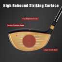 MAZEL Titanium Golf Drivers for Men,Right Handed,460CC