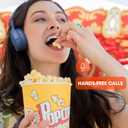 JBL Tune 510BT - Bluetooth headphones with up to 40 hours battery, microphone for call, foldable and comfortable, Android and iOs compatible (White)