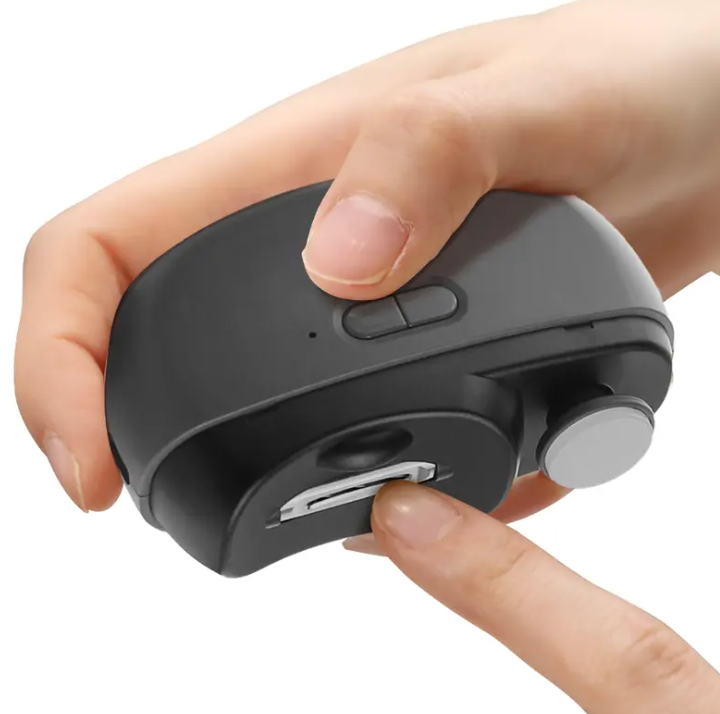 Electric Nail Clipper, Automatic Electric Nail Trimmer with Light,,Magnetic Cover,Nail Scraps Storage,USB Rechargeable,Safety Nail Clippers for Men, Adults, Kids,Baby,Seniors (3.3 inch)