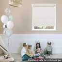 Sunoff Blackout Roller Shades Blinds Cordless for Windows Pull Down Room Darkening Door Blinds with Thermal Insulated Easy to Install for Living Room,Bedroom,Home,Office Bathroom Beige 25" W x 72" H