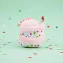 Pink Plush Cupcake Dog Squeak Toy - Interactive Squeaking Sound Enhances Playtime, with a Cute and Funny Cupcake Design Perfect for Chewing. an for Puppies and a Delightful Pet Toy
