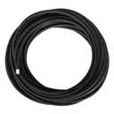 Helunsi 32.8ft Cloth Covered Lamp Cord, 18 AWG 2 Conductor Black Vintage Electrical Cord Braided Electrical Wire, 18 Gauge Round Rayon Fabric Covered Wire for DIY Antique Industrial Lighting Project