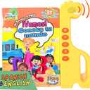 ZEENKIND Spanish English Sound Book for Kids 2 3 4 5 Years Old, 420 Words Audio Talking Book for Toddler, Interactive Toys to Learn Spanish, Bilingual Book Juegos para Nios (Version 1: 23 Pages)