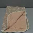 Burt's Bees Baby Reversible Blanket, Nursery, Stroller & Tummy-Time Organic Jersey Cotton Quilted Infant & Toddler Bedding