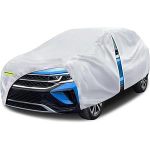 6 Layers SUV Car Cover Waterproof All Weather for Automobiles, Size A5 with Zipper & Cotton Universal Fit for Buick Encore, Ford Escape,Kia Sportage (Up to 181inch)