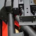 Fitness Reality Power Cage Squat Rack with Optional LAT Pulldown, Cable Crossover, 800 lb Capacity, Multi-Grip Pull-Up Bar, Adjustable Safety Bars, Strength Training for Home Gym