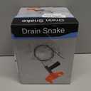 33 Ft Drain Snake Auger, Heavy Duty Plumbing Snake for Sink, Tub, and Shower, Clog Remover Drain Cleaner Tool with Gloves