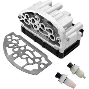A604 41TE Transmission Shift Control Solenoid Block Pack with Gasket Includes Input & Output Speed Sensor Replaces 5140429AA 698-100 5015646AC 5015646AB 4504570AB 4800878 4800879