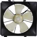 OEG Parts New Radiator Fan Assembly Compatible With Honda Civic 1.7L DX LX EX SI 2001 2002 2003 2004 2005 01 02 03 04 05 19000-PLF-513 19000PLF513