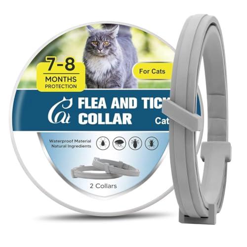 Cat Flea & Tick Collar 7-8 Month Protection, Waterproof