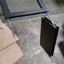 PetSafe Sliding Glass Pet Door - No-Cut DIY Install Doggy Door for Renters - Aluminum Frame - Adjustable Height 75 7/8" to 80 11/16" - Ideal for Medium Dogs Up to 40 lb - Black