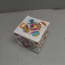 iPlay, iLearn 10 in 1 Baby Busy Board Cube, Montessori Sensory Toy Toddler 1-3, Infant Carseat Plane Travel Game, Kid Education Learning Activity, Birthday Gift 9 10 12 18 Month 1 2 Year Old Boy Girl