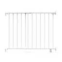 Ingenuity The Stairway 42W Series Safety Pet and Baby Gate, 28"-42" Wide, 28" Tall, for Stairway or Hallways - White Metal