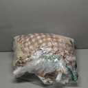 Kids Play Tent, Large Indoor Play House with Star Lights, Flags and Tote Bags, 52" x 47" Gift for Girls and Boys, Use for Reading Nook, Playroom, Sleepover Tent (Khaki-double Doors)