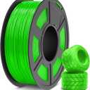 SUNLU TPU 3D Printer Filament 1.75mm, High Speed 95A TPU Filament, 1KG Flexible 3D Filament for Fast Printing, Dimensional Accuracy +/- 0.03mm, Suitable for Most FDM 3D Printers. (Green) (1kg Tpu Green)