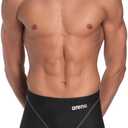 ARENA Men's Racing Jammer Powerskin St Next Knee Length Tech Swim Suit (22, Black)