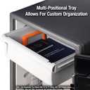 SentrySafe White Drawer Accessory for SFW205 Fire Safes, Adjustable Organizer for Valuables, 916