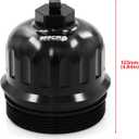 Billet Fuel Filter Housing Cap Compatible with 2017-2019 Chevy/GMC 6.6L L5P Duramax Diesel 134001 2500HD 3500HD (without TP1015 fuel filter)