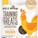 2 x Full Moon USDA Organic Chicken Training Treats Healthy All Natural Dog Treats Human Grade 175 Treats 6 Ounce (Pack of 1)