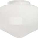 Craftmade K068 Globe Schoolhouse Fan Fitter Glass, 4" Neck Diameter, White, 1 Pcs