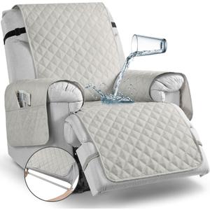TAOCOCO 100% Water Proof Recliner Chair Cover (Off White)