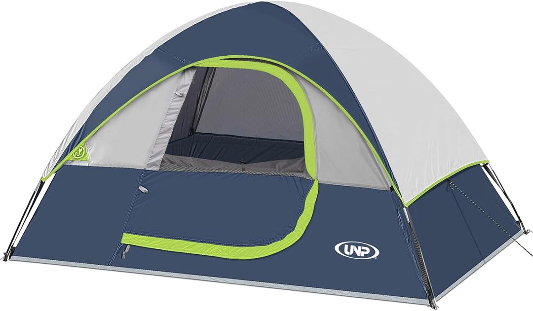Camping Tent 2-4 Person, Waterproof Windproof Tent with Rainfly Easy Set up-Portable Dome Tents for Camping, 4 Person 9x7ft