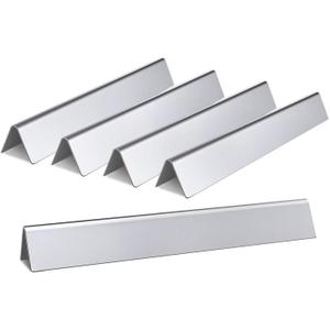 SHINESTAR 17.5-Inch 7620 Thicker Flavorizer Bars Replacement for Weber Genesis 300 Series(Front Control), Including Genesis E/S EP-310, 320, 330, Stainless Steel, 5-Pack
