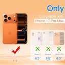 Phone Case for iPhone 17 Pro Max | Compatible with MagSafe | Military-Grade Drop Protection | -Orange