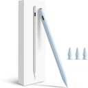 Pencil for Apple iPad A16 10th Generation, Fast Charge Stylus Pen for 2026-2018 iPad A16/11-6th Gen, Air 11/13 M4/M3/M2/5th-3rd, Pro 13/11/M4/12.9", Mini A17 Pro/6/5th Palm Rejection Tilt Sensitivity (Blue)