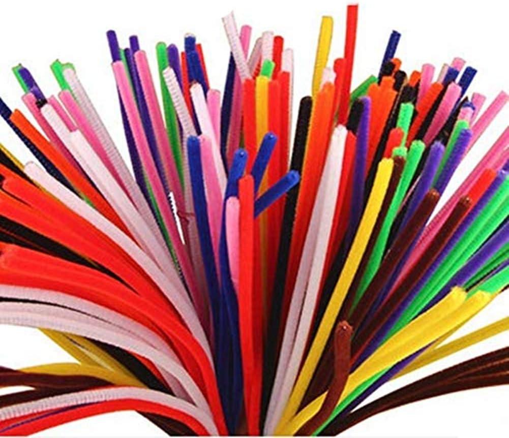 300 Pcs/Lot 3MM Intensive Cotton Pipe Cleaners DIY Cleaning Tool (Mix Color)
