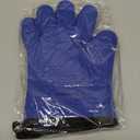 KITCHEN PERFECTION Silicone Smoker Oven Gloves -Extreme Heat Resistant Bbq Gloves -Handle Hot Food Right on Your Smoker Grill Fryer Pit|Waterproof Oven Mitts Grill Gloves |Superior Value Set+3 Bonuses (One Size Fits Most, Azure)