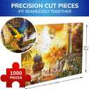 QUOKKA 1000 Pieces Puzzle for Adults and Up - Jigsaw Puzzles for Men and Women - Colourful Game Toy for Family - Activity for Kids Ages 8-12 and Up - Colourful Game Toy for Family