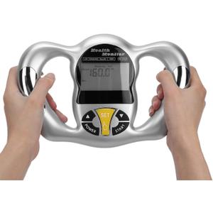 Digital Body Fat Analyzer, Electronic BMI Handheld Body Fat Monitor with LCD Display, Multifunctional Portable Body Fat Measurement Device for Weight Loss, Fitness Monitoring, Personal Health