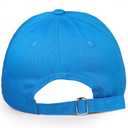 Football Fan Hat,Embroidered Adjustable Football Cap for Men, Women,Cotton Trucker Cap,Game Day Gift (Blue, L)