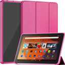 Sanyetral Tablet Protective Case with Auto Wake/Sleep Function, Incompatible with TCL Nokia -Raspberry