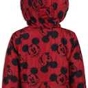 Disney Mickey Mouse Boys Jacket Puffer Coat for Toddlers and Little Kids