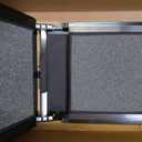 Dog Ramp for Car 71" L x 17" W, Foldable Pet Ramp for Large Dogs with Non-Slip Rug Surface, Portable Dog Car Ramp for SUV, Truck & Vehicle, Heavy-Duty Aluminum Pet Loading Ramp Supports 250 lbs