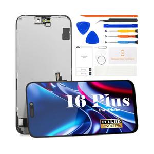 Incell for iPhone 16 Plus LCD Display for iPhone 16 Plus A3290 Screen Replacemet for iPhone 16 Plus A3082, A3289, A3291 Touch Screen Digitizer Display Assembly Repair Kits Without Frame(Black) 6.7''