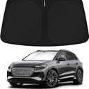 KUST Windshield Sun Shade for 2022-2024 2025 2026 Audi Q4 E-tron Etron Accessories Custom Fit Sunshade Sun Visor Protector Foldable Blocks UV Rays Keep Your Car Cooler
